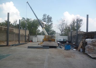 Construcción de bodega en Lago Guadalupe