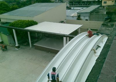 Instalación de arquitech en Tempoal Veracruz